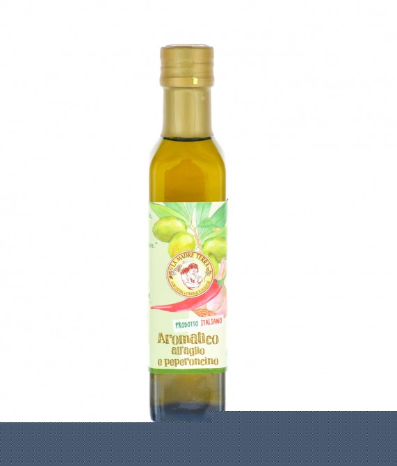 Olio aromatico all'aglio e peperoncino - 250 ml